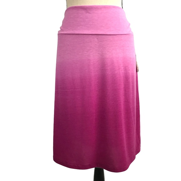 Faded Glory Dresses & Skirts - Super Cute Pink Ombre Midi Skirt